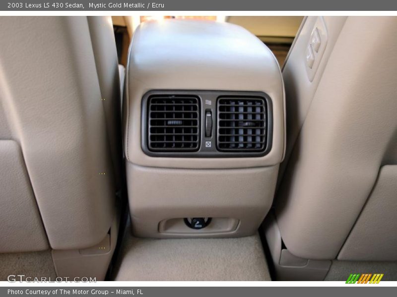 Mystic Gold Metallic / Ecru 2003 Lexus LS 430 Sedan
