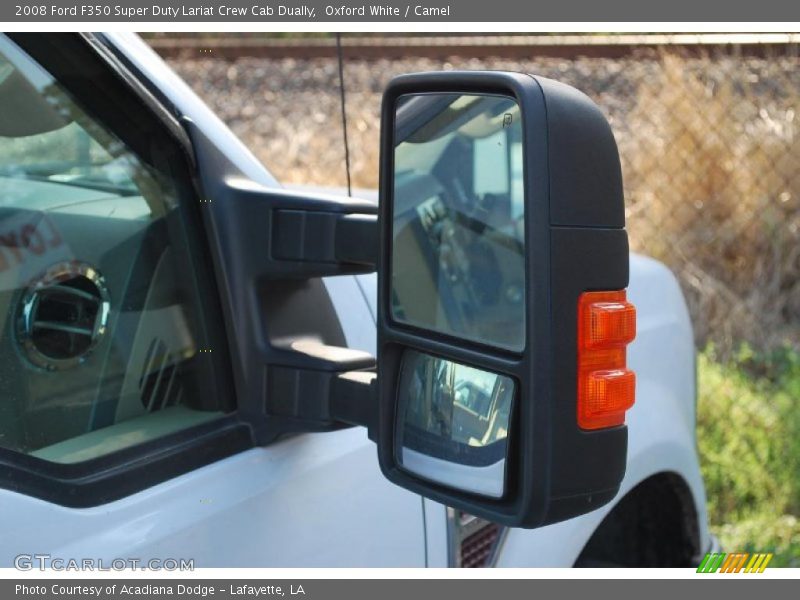 Oxford White / Camel 2008 Ford F350 Super Duty Lariat Crew Cab Dually