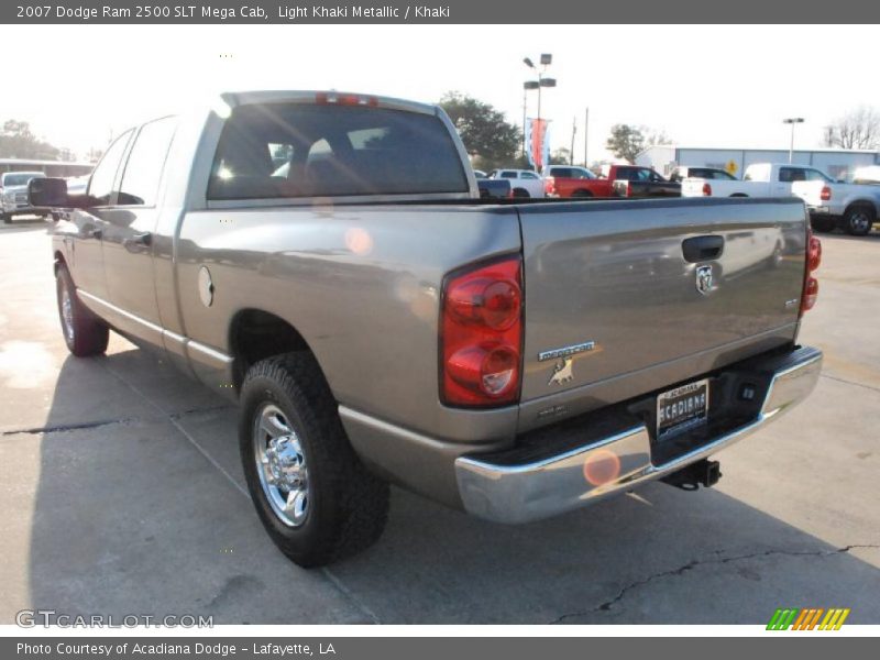 Light Khaki Metallic / Khaki 2007 Dodge Ram 2500 SLT Mega Cab