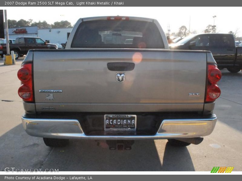 Light Khaki Metallic / Khaki 2007 Dodge Ram 2500 SLT Mega Cab