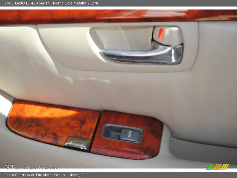 Mystic Gold Metallic / Ecru 2003 Lexus LS 430 Sedan