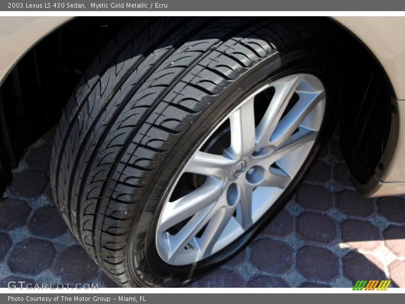 Mystic Gold Metallic / Ecru 2003 Lexus LS 430 Sedan