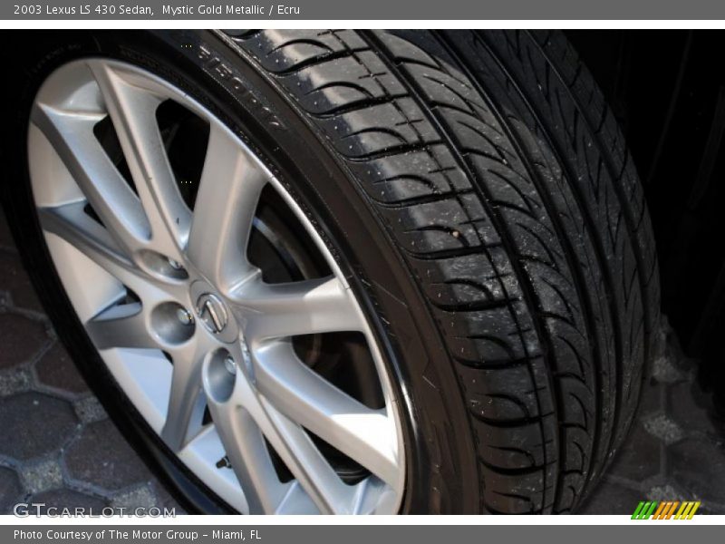 Mystic Gold Metallic / Ecru 2003 Lexus LS 430 Sedan