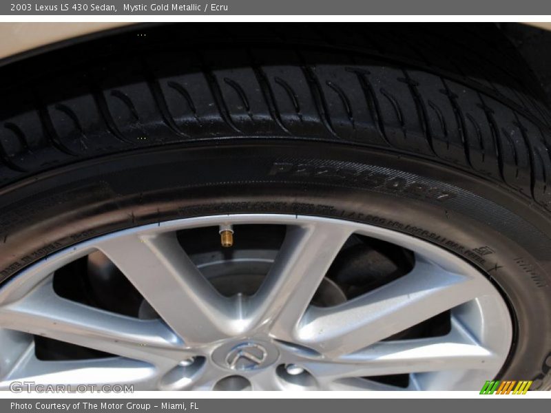 Mystic Gold Metallic / Ecru 2003 Lexus LS 430 Sedan