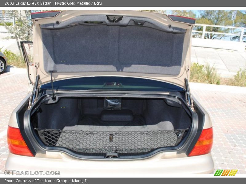 Mystic Gold Metallic / Ecru 2003 Lexus LS 430 Sedan