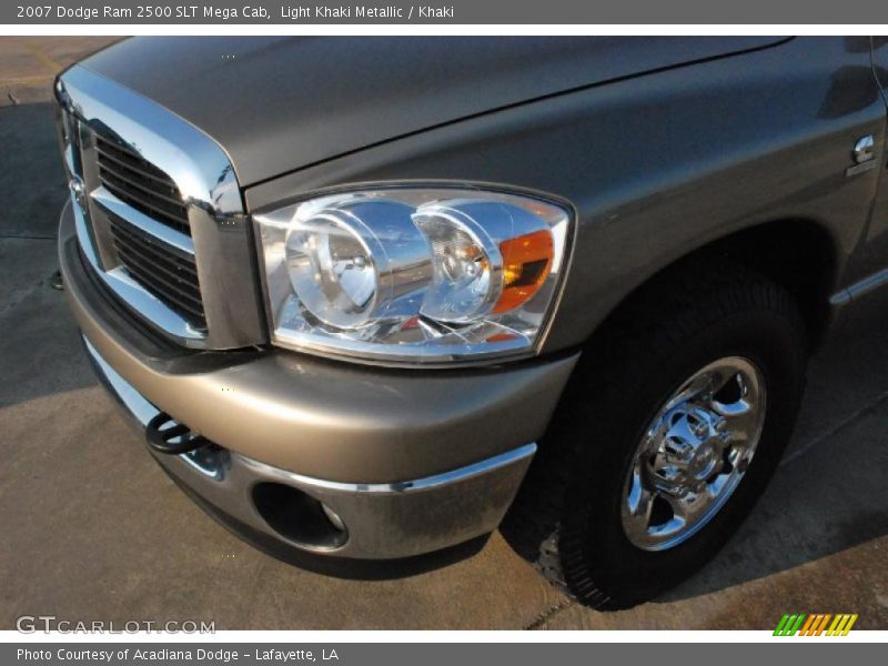 Light Khaki Metallic / Khaki 2007 Dodge Ram 2500 SLT Mega Cab
