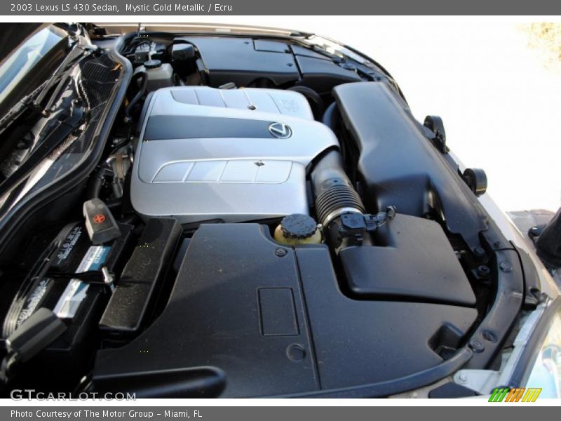 Mystic Gold Metallic / Ecru 2003 Lexus LS 430 Sedan