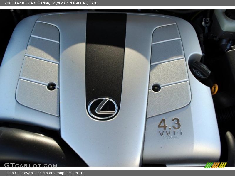 Mystic Gold Metallic / Ecru 2003 Lexus LS 430 Sedan