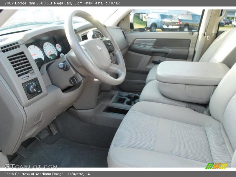  2007 Ram 2500 SLT Mega Cab Khaki Interior