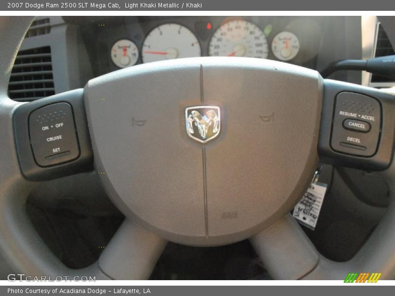 Light Khaki Metallic / Khaki 2007 Dodge Ram 2500 SLT Mega Cab