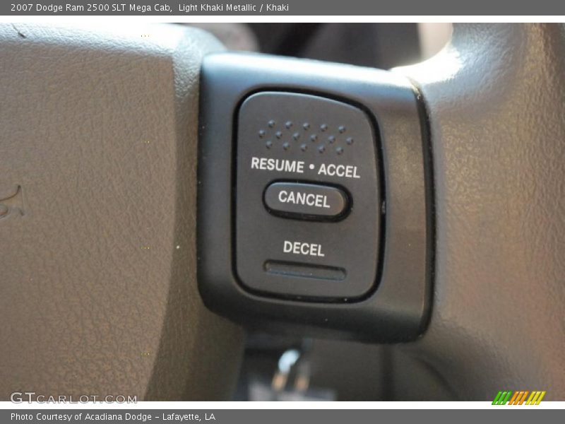 Light Khaki Metallic / Khaki 2007 Dodge Ram 2500 SLT Mega Cab