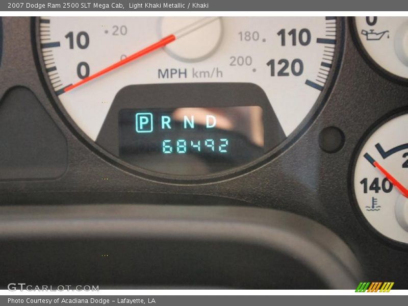 Light Khaki Metallic / Khaki 2007 Dodge Ram 2500 SLT Mega Cab