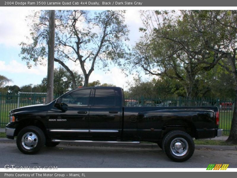 Black / Dark Slate Gray 2004 Dodge Ram 3500 Laramie Quad Cab 4x4 Dually