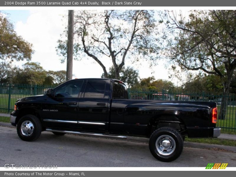 Black / Dark Slate Gray 2004 Dodge Ram 3500 Laramie Quad Cab 4x4 Dually