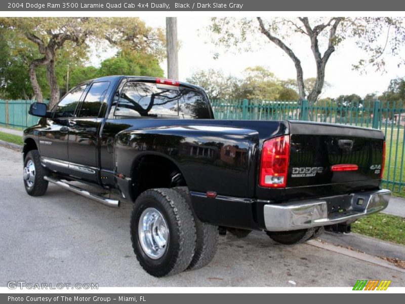 Black / Dark Slate Gray 2004 Dodge Ram 3500 Laramie Quad Cab 4x4 Dually