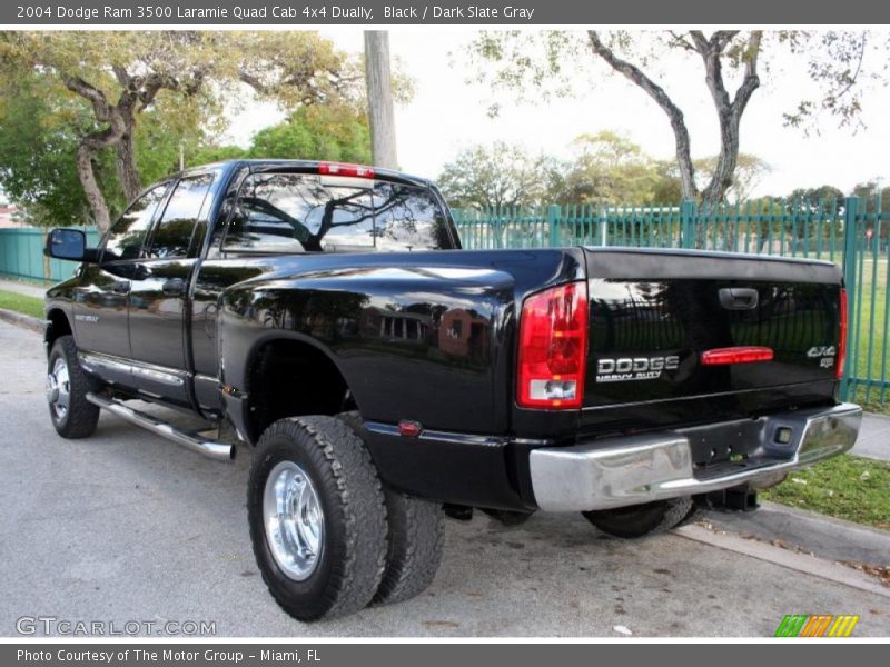 Black / Dark Slate Gray 2004 Dodge Ram 3500 Laramie Quad Cab 4x4 Dually