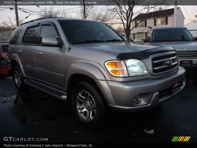 Silver Sky Metallic / Charcoal 2003 Toyota Sequoia Limited 4WD