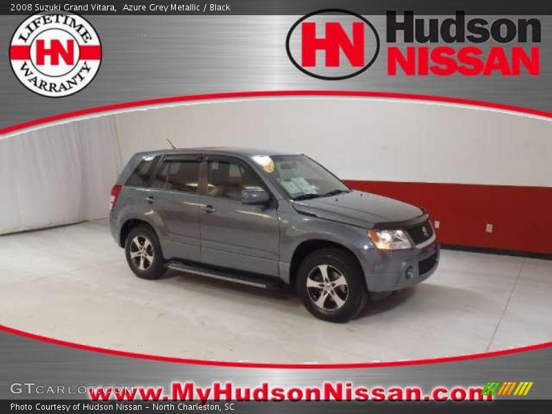 Azure Grey Metallic / Black 2008 Suzuki Grand Vitara