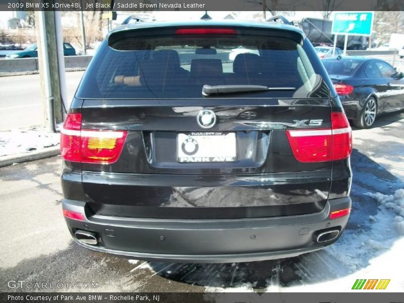 Jet Black / Saddle Brown Nevada Leather 2009 BMW X5 xDrive48i