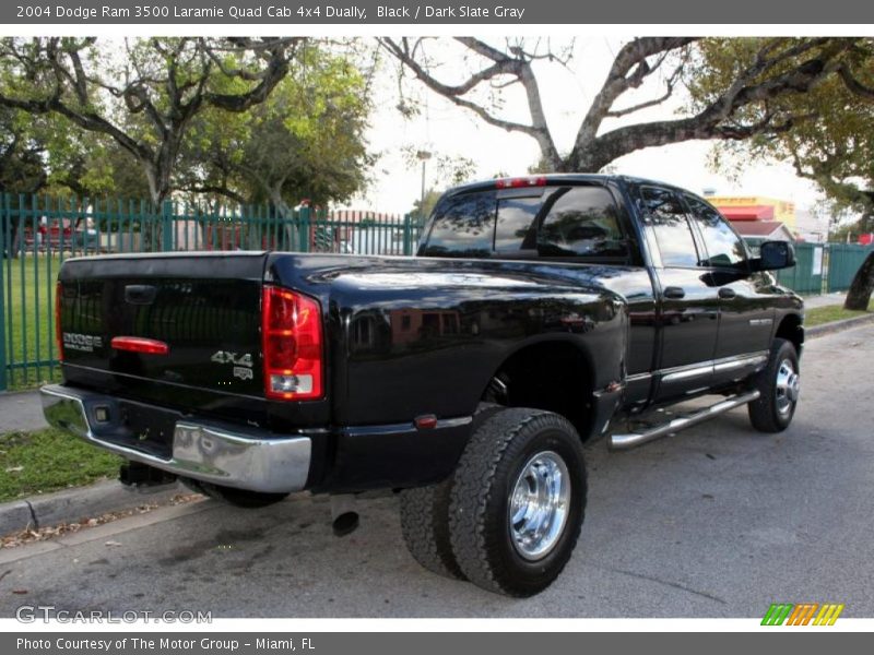 Black / Dark Slate Gray 2004 Dodge Ram 3500 Laramie Quad Cab 4x4 Dually