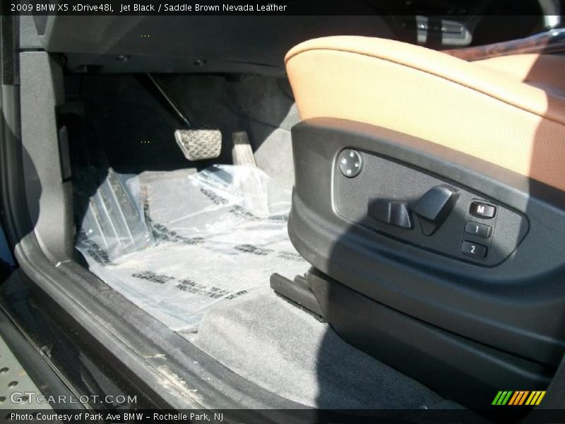 Jet Black / Saddle Brown Nevada Leather 2009 BMW X5 xDrive48i