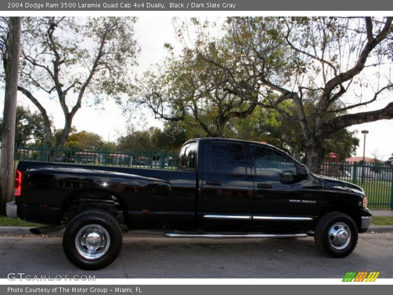 Black / Dark Slate Gray 2004 Dodge Ram 3500 Laramie Quad Cab 4x4 Dually