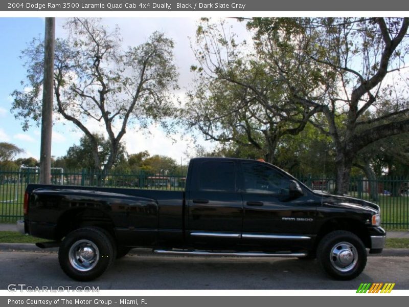 Black / Dark Slate Gray 2004 Dodge Ram 3500 Laramie Quad Cab 4x4 Dually