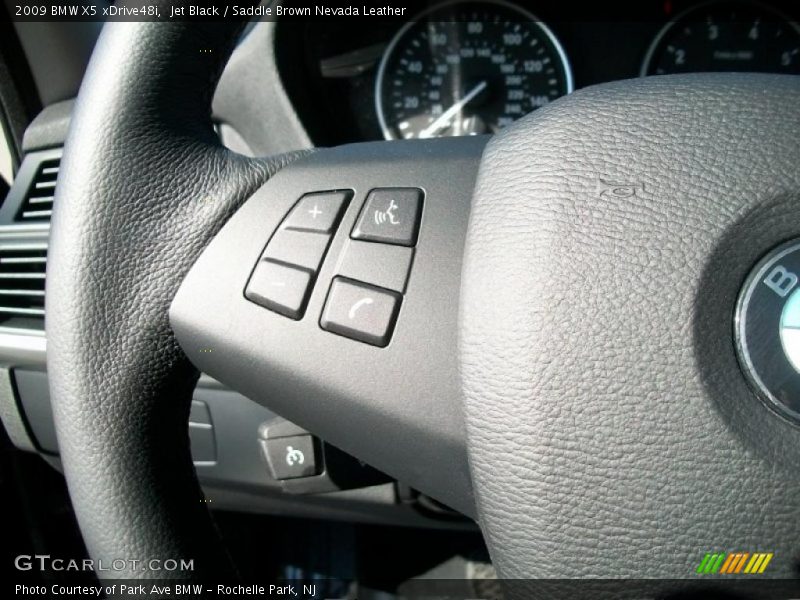 Jet Black / Saddle Brown Nevada Leather 2009 BMW X5 xDrive48i