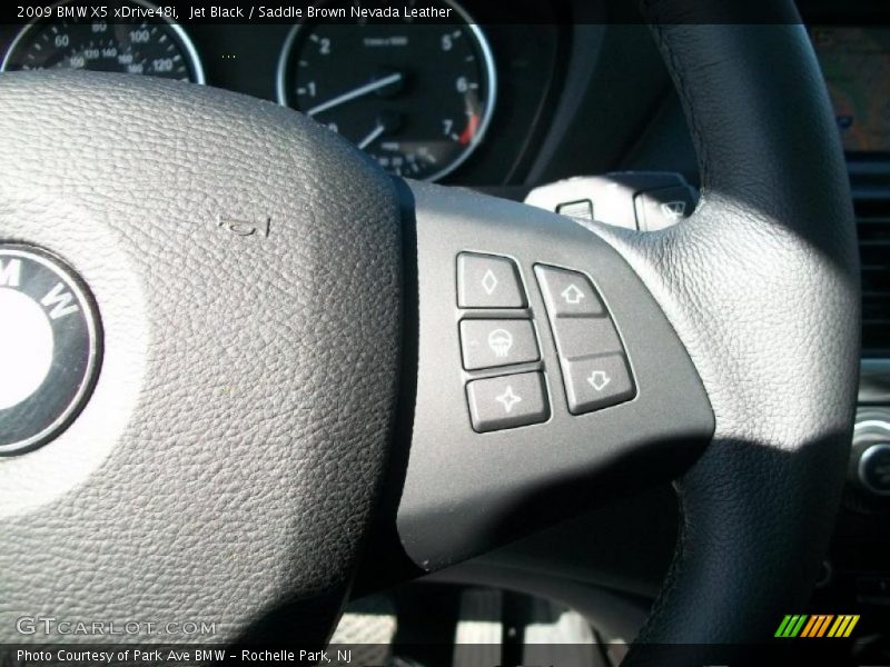 Jet Black / Saddle Brown Nevada Leather 2009 BMW X5 xDrive48i