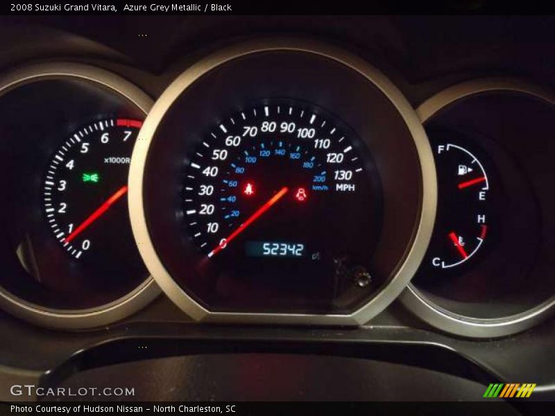 Azure Grey Metallic / Black 2008 Suzuki Grand Vitara