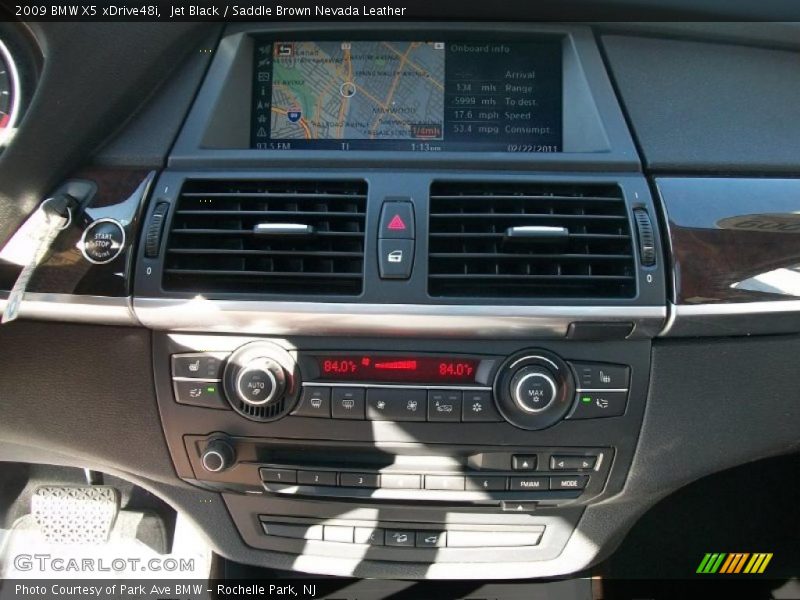 Jet Black / Saddle Brown Nevada Leather 2009 BMW X5 xDrive48i