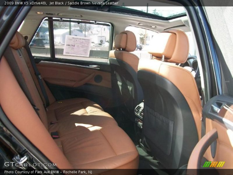 Jet Black / Saddle Brown Nevada Leather 2009 BMW X5 xDrive48i