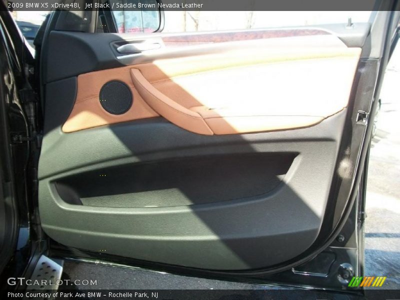 Jet Black / Saddle Brown Nevada Leather 2009 BMW X5 xDrive48i