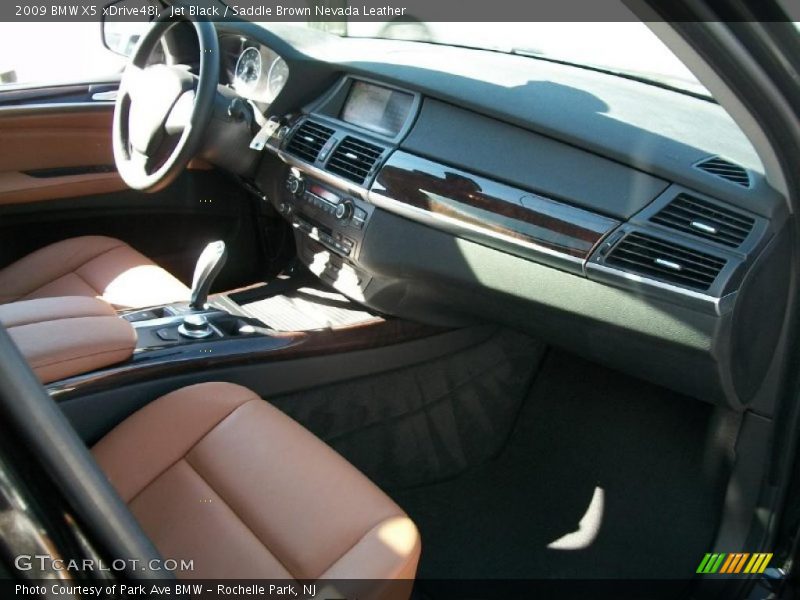 Jet Black / Saddle Brown Nevada Leather 2009 BMW X5 xDrive48i