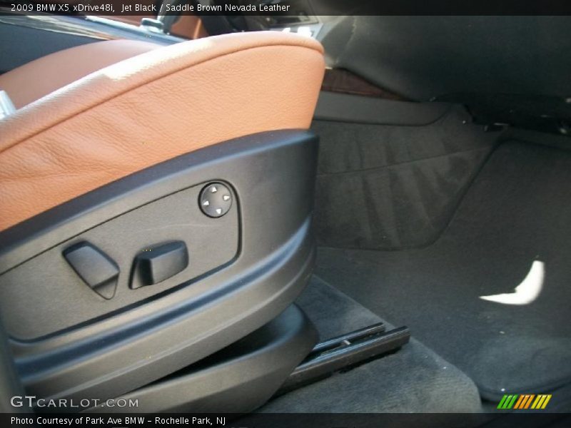 Jet Black / Saddle Brown Nevada Leather 2009 BMW X5 xDrive48i