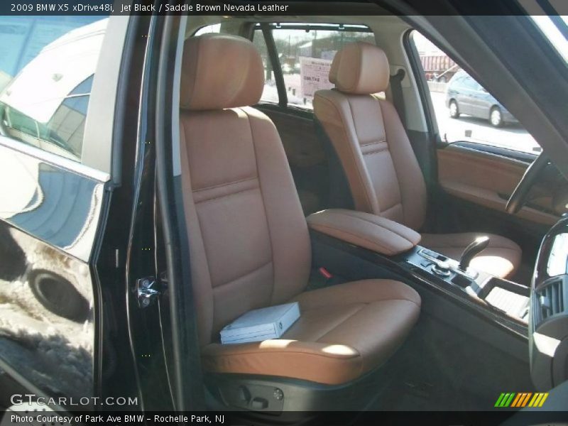 Jet Black / Saddle Brown Nevada Leather 2009 BMW X5 xDrive48i