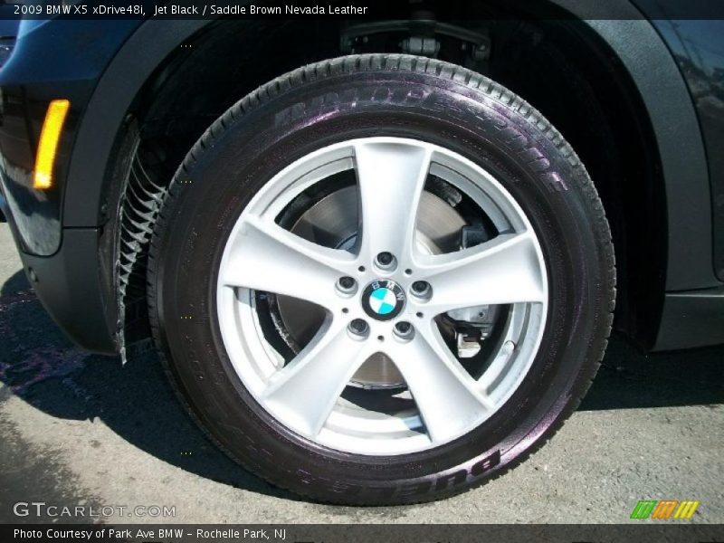 Jet Black / Saddle Brown Nevada Leather 2009 BMW X5 xDrive48i