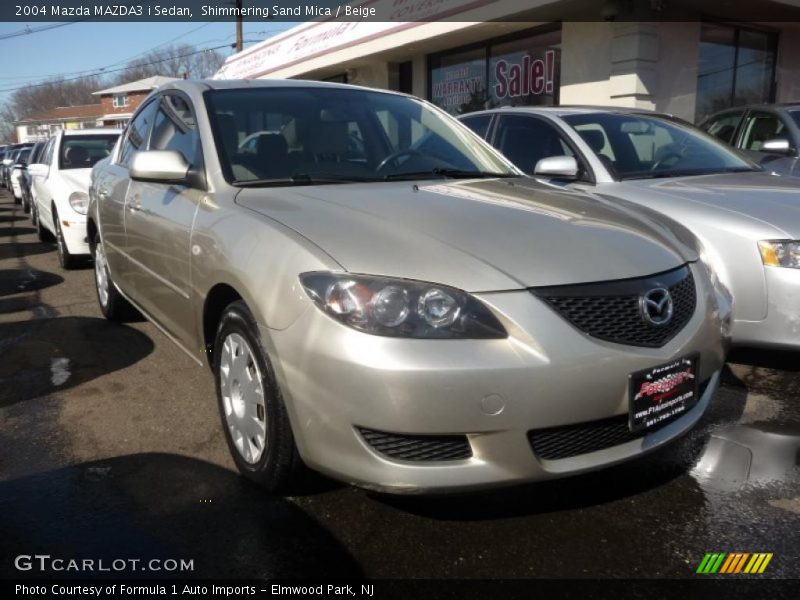 Shimmering Sand Mica / Beige 2004 Mazda MAZDA3 i Sedan