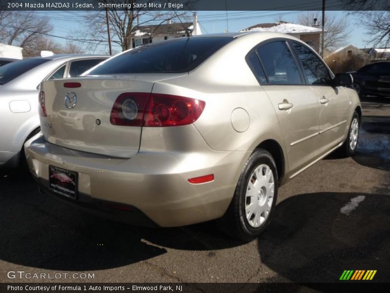Shimmering Sand Mica / Beige 2004 Mazda MAZDA3 i Sedan