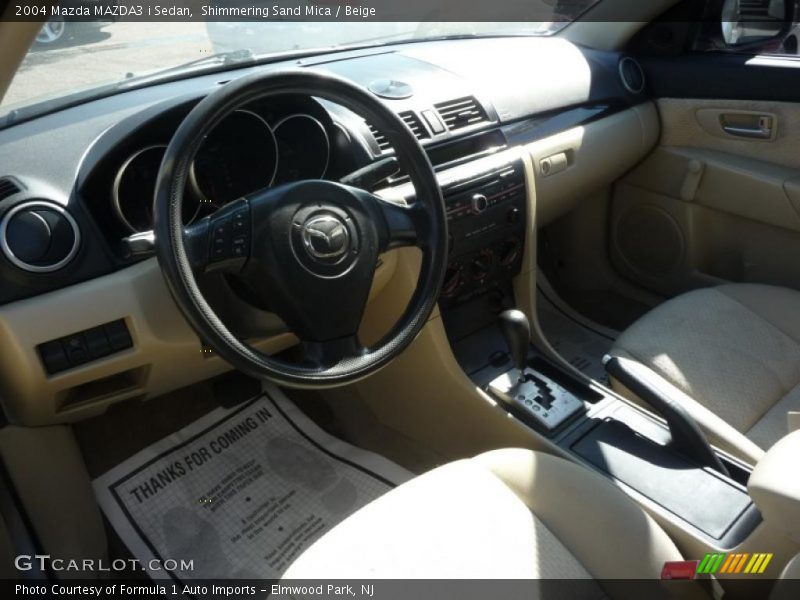 Shimmering Sand Mica / Beige 2004 Mazda MAZDA3 i Sedan