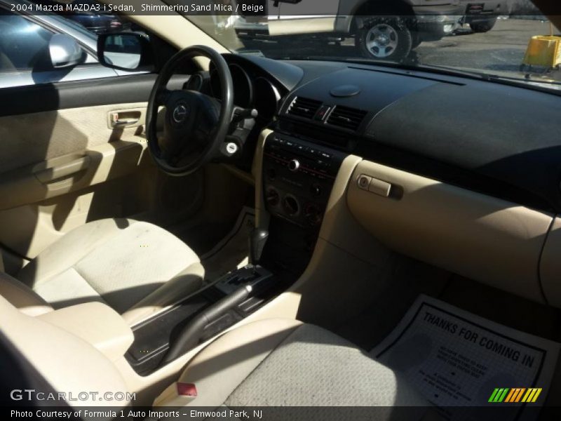 Shimmering Sand Mica / Beige 2004 Mazda MAZDA3 i Sedan