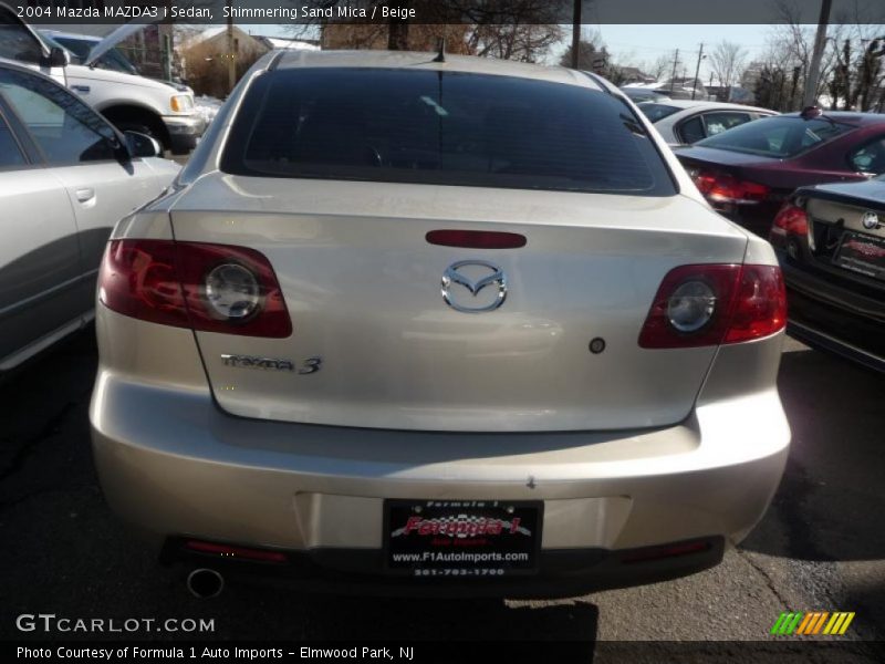 Shimmering Sand Mica / Beige 2004 Mazda MAZDA3 i Sedan