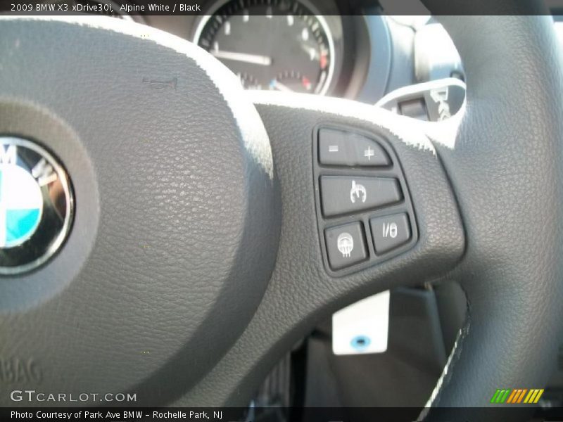 Alpine White / Black 2009 BMW X3 xDrive30i