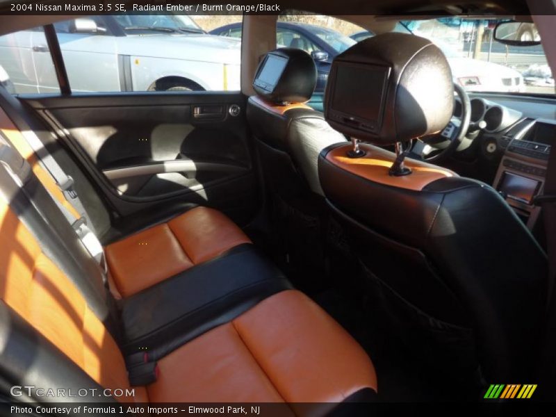 Radiant Ember / Burnt Orange/Black 2004 Nissan Maxima 3.5 SE