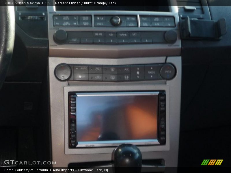 Radiant Ember / Burnt Orange/Black 2004 Nissan Maxima 3.5 SE