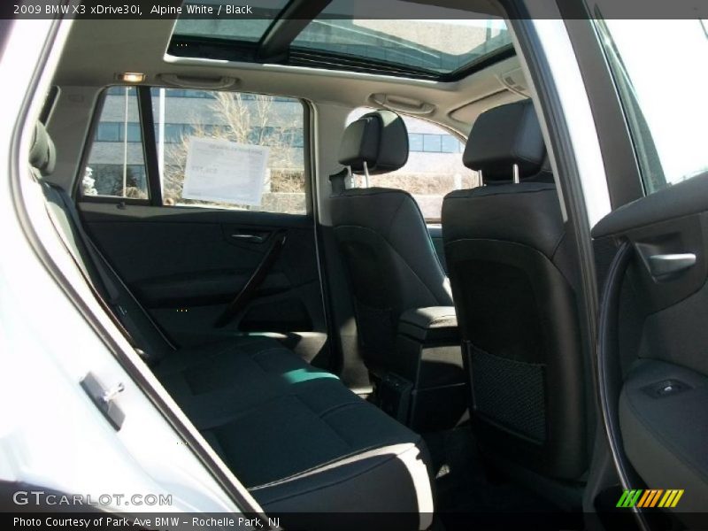 Alpine White / Black 2009 BMW X3 xDrive30i