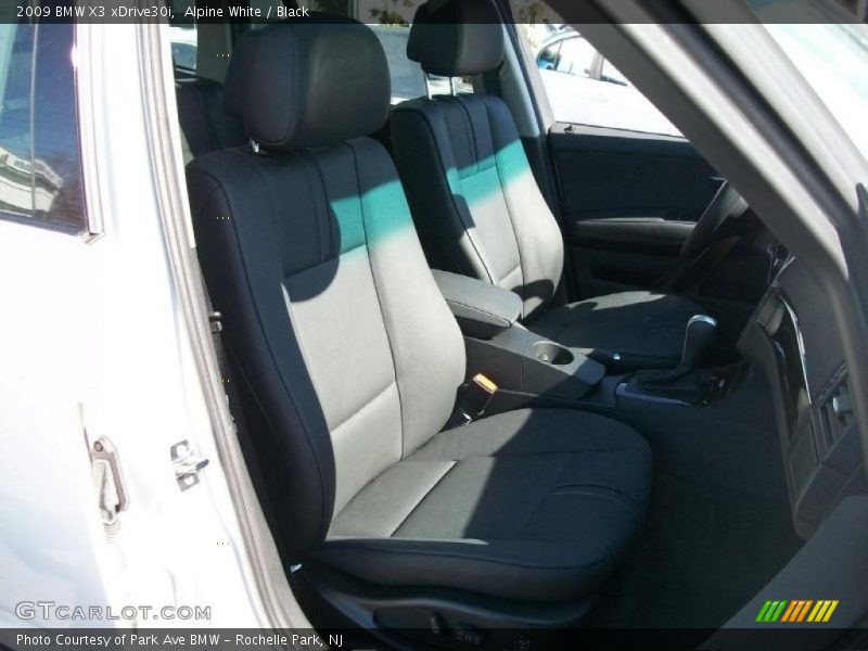Alpine White / Black 2009 BMW X3 xDrive30i