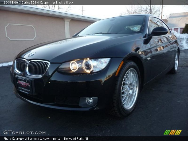 Jet Black / Black 2008 BMW 3 Series 328xi Coupe