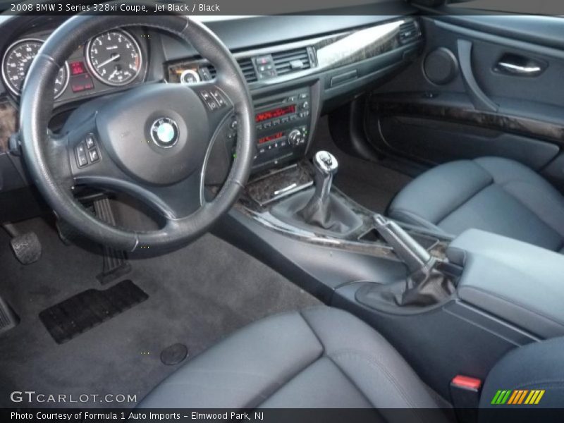  2008 3 Series 328xi Coupe Black Interior