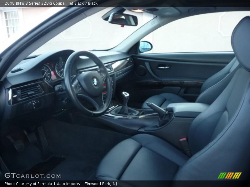  2008 3 Series 328xi Coupe Black Interior